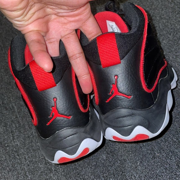 Black & Red Jordans - Picture 5 of 7
